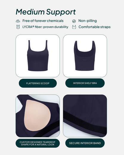 Athleisure Scoop Tank Top