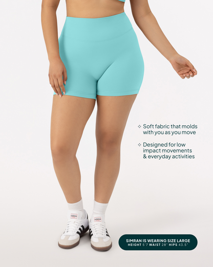FlexFlow Butt Lifting High-Waisted 4" Seasonal Biker Shorts