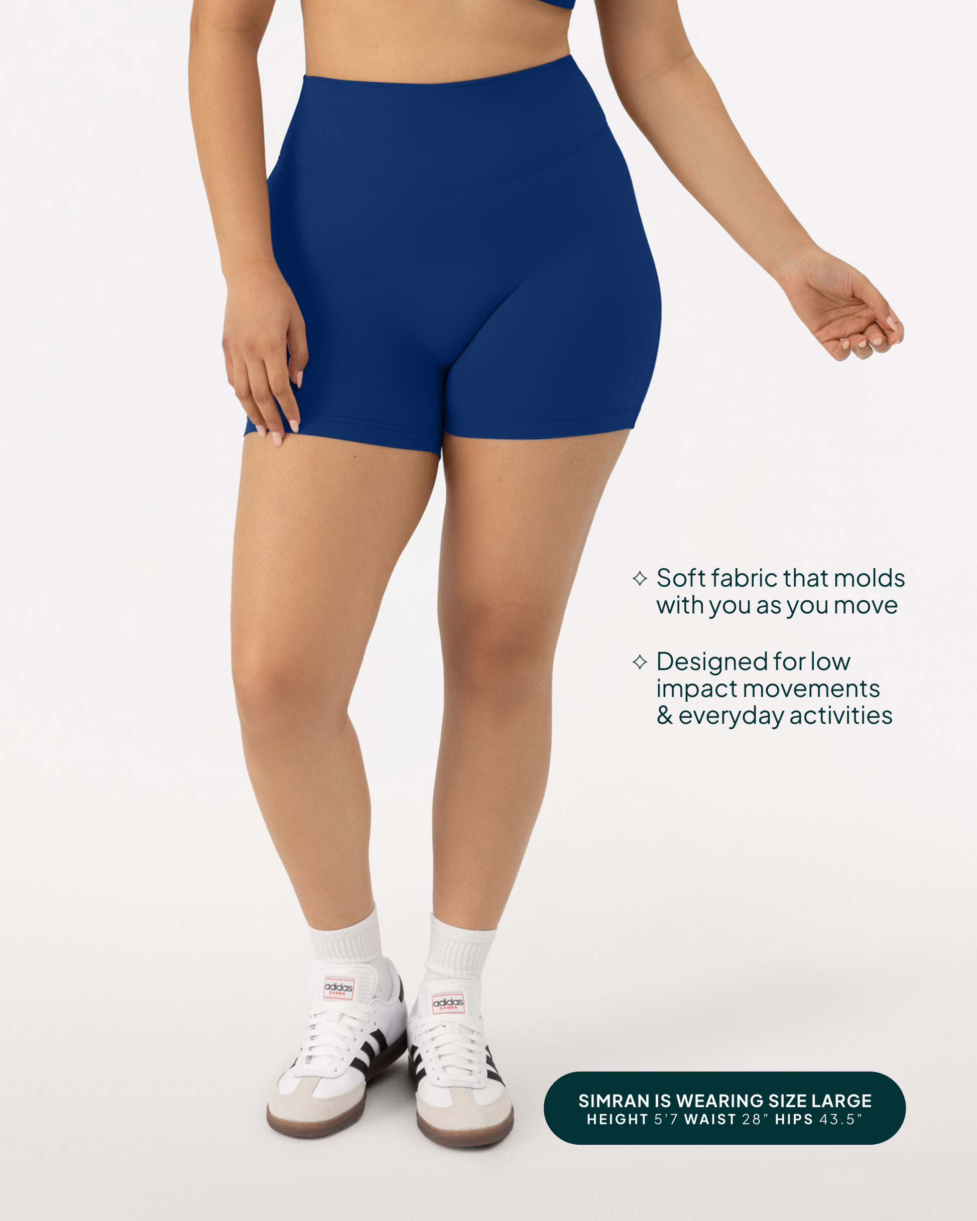 FlexFlow Butt Lifting High-Waisted 4" Biker Shorts