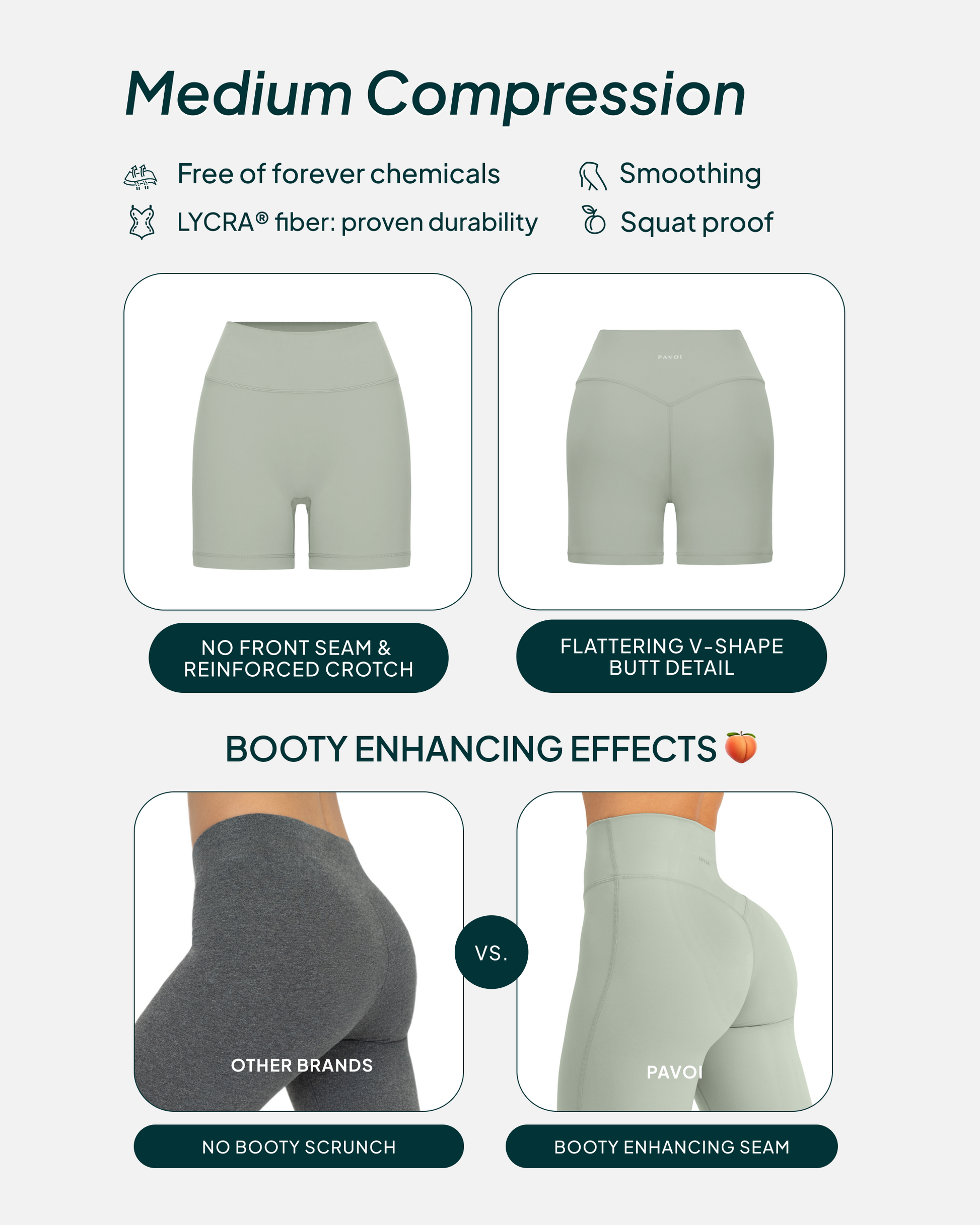 FlexFlow Butt Lifting High-Waisted 4" Seasonal Biker Shorts