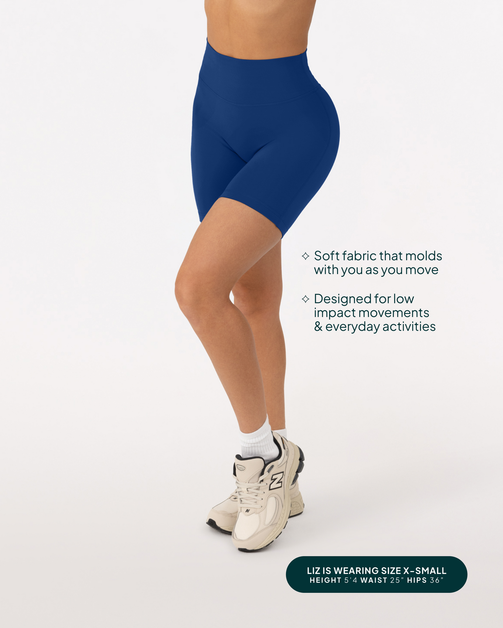 FlexFlow Butt Lifting High-Waisted 6" Biker Shorts