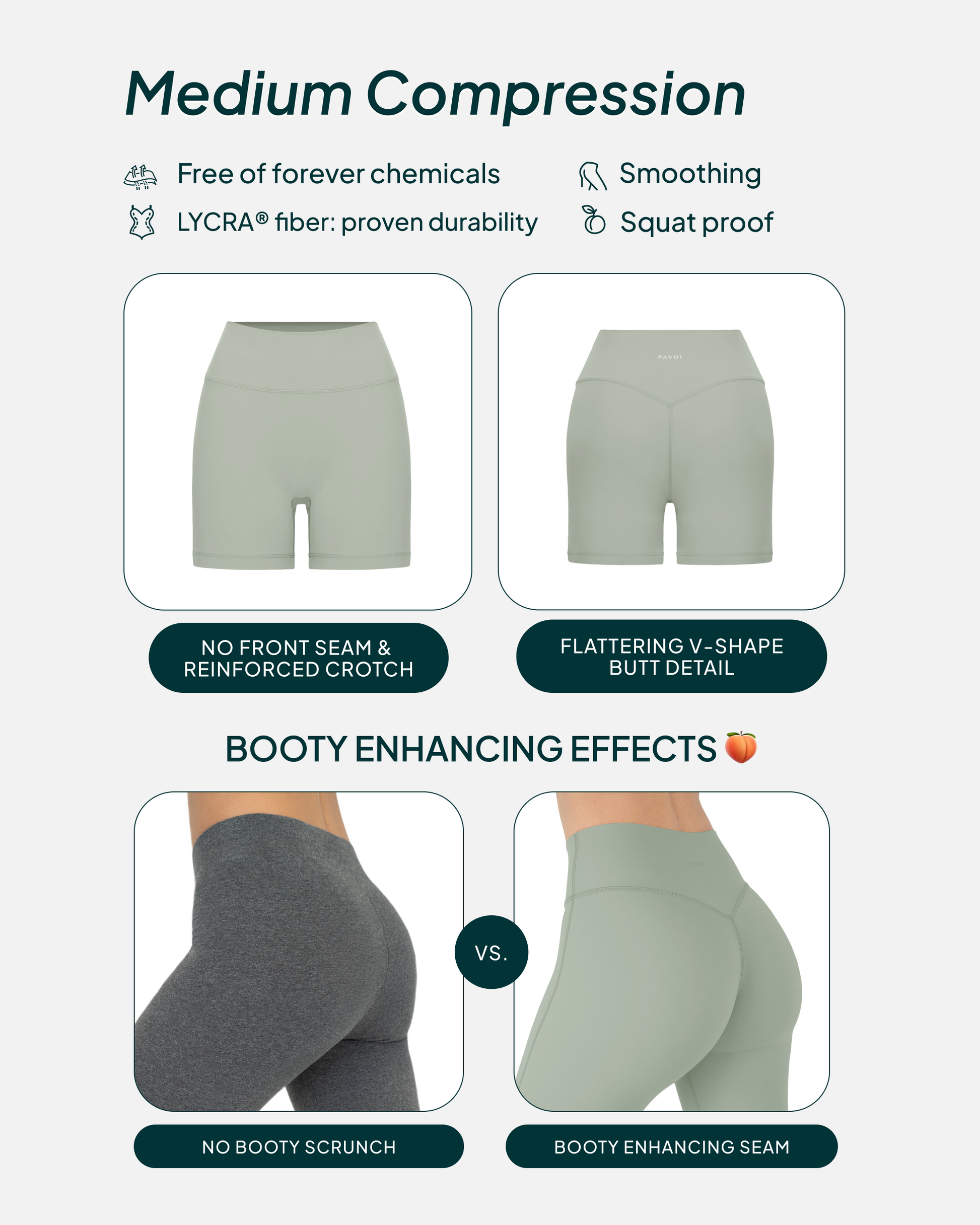 FlexFlow Butt Lifting High-Waisted 6" Seasonal Biker Shorts