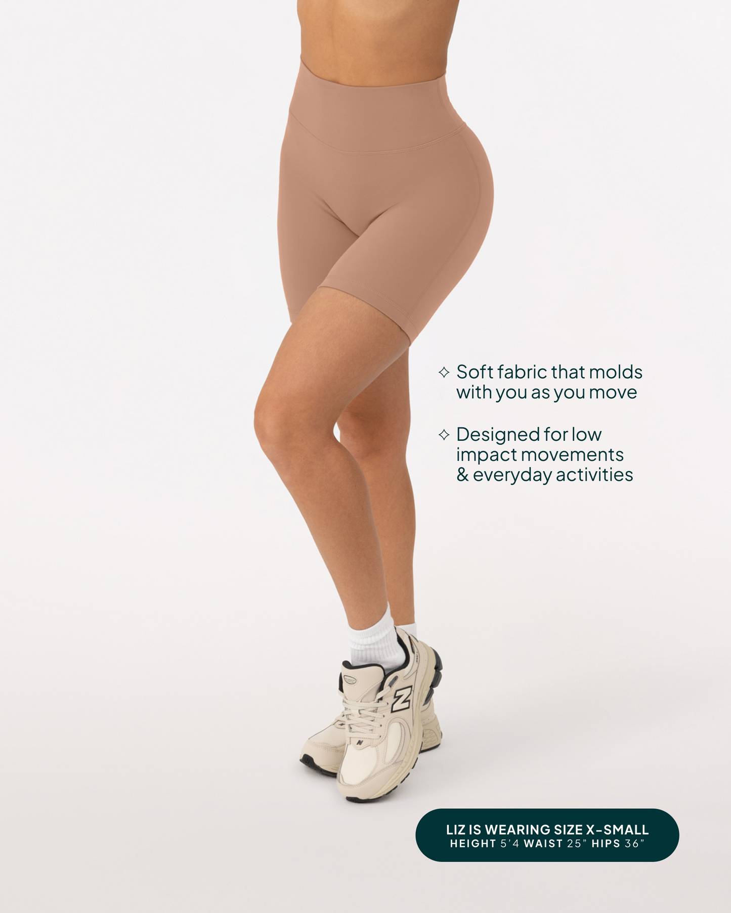 FlexFlow Butt Lifting High-Waisted 6" Biker Shorts