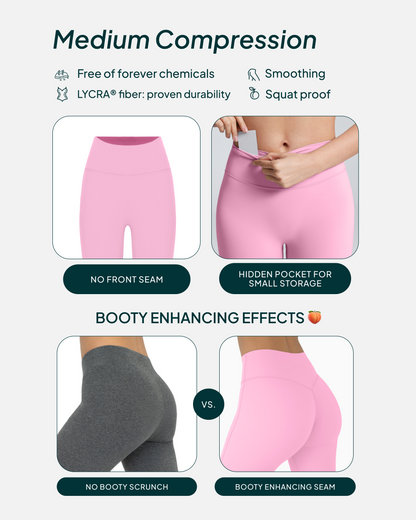Athleisure Short Length Flared Leggings