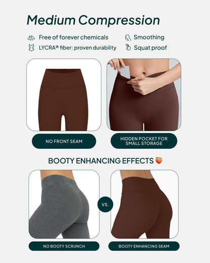 Athleisure Short Length Flared Leggings