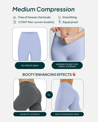 Athleisure Short Length Flared Leggings