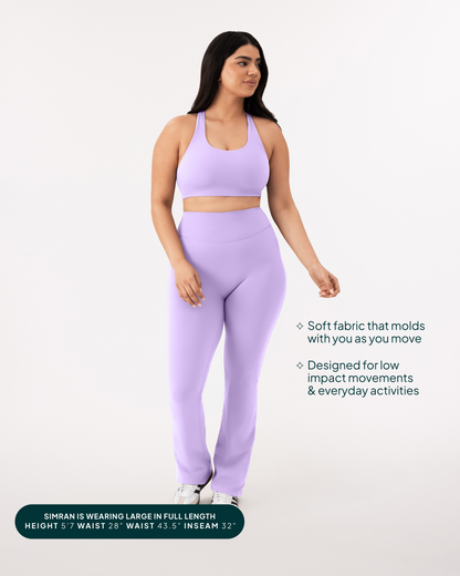 Athleisure Short Length Flared Leggings
