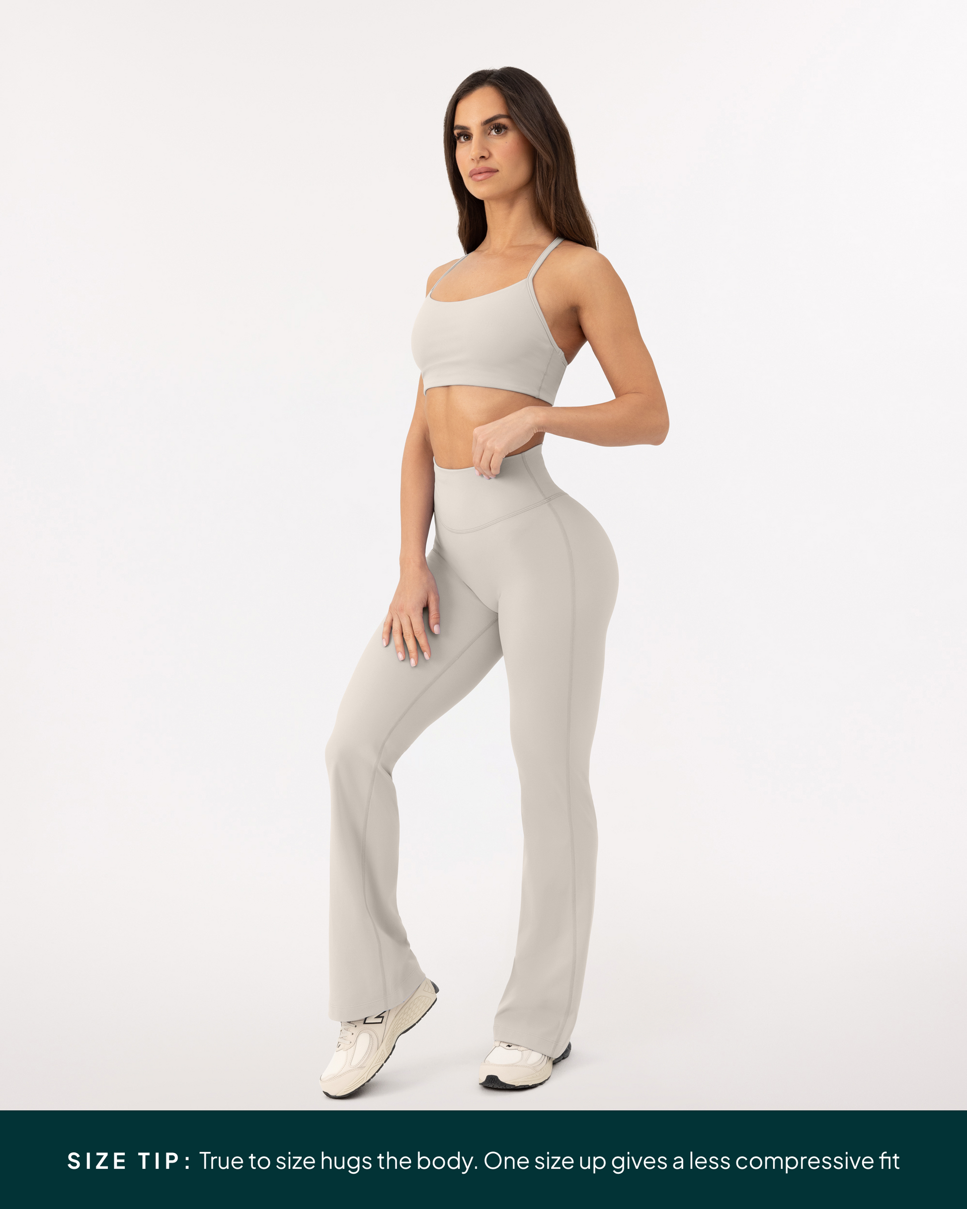 Athleisure Short Length Flared Leggings