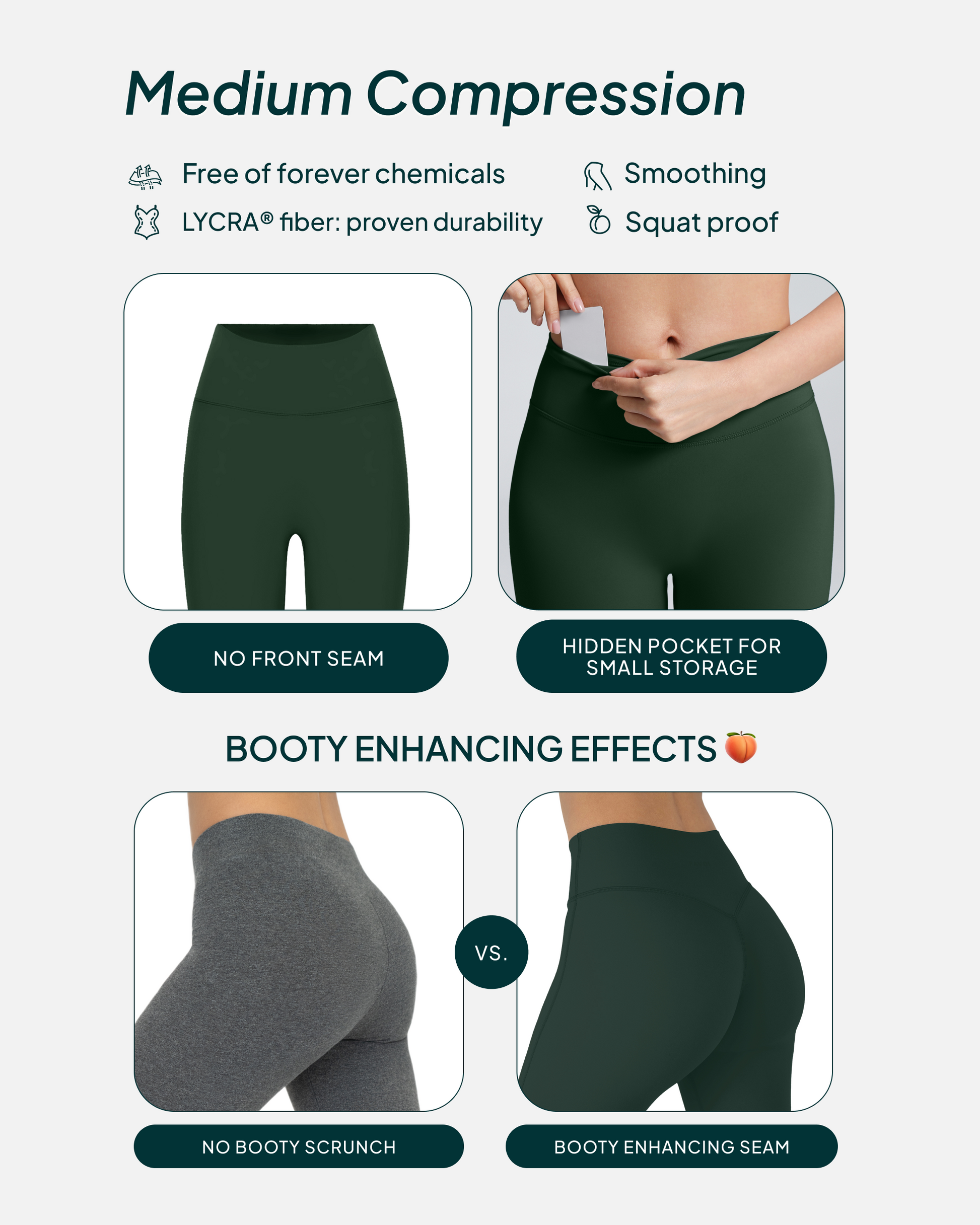 Athleisure Short Length Flared Leggings