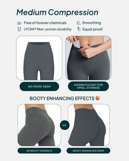 Athleisure Short Length Flared Leggings