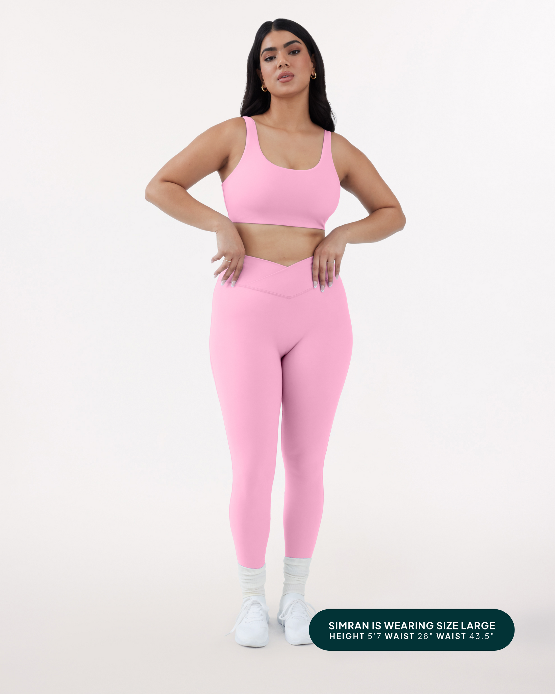 Athleisure Scrunch Crossover Leggings