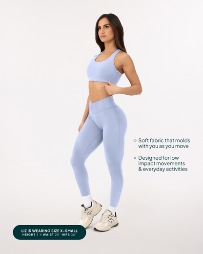Athleisure Scrunch Crossover Leggings