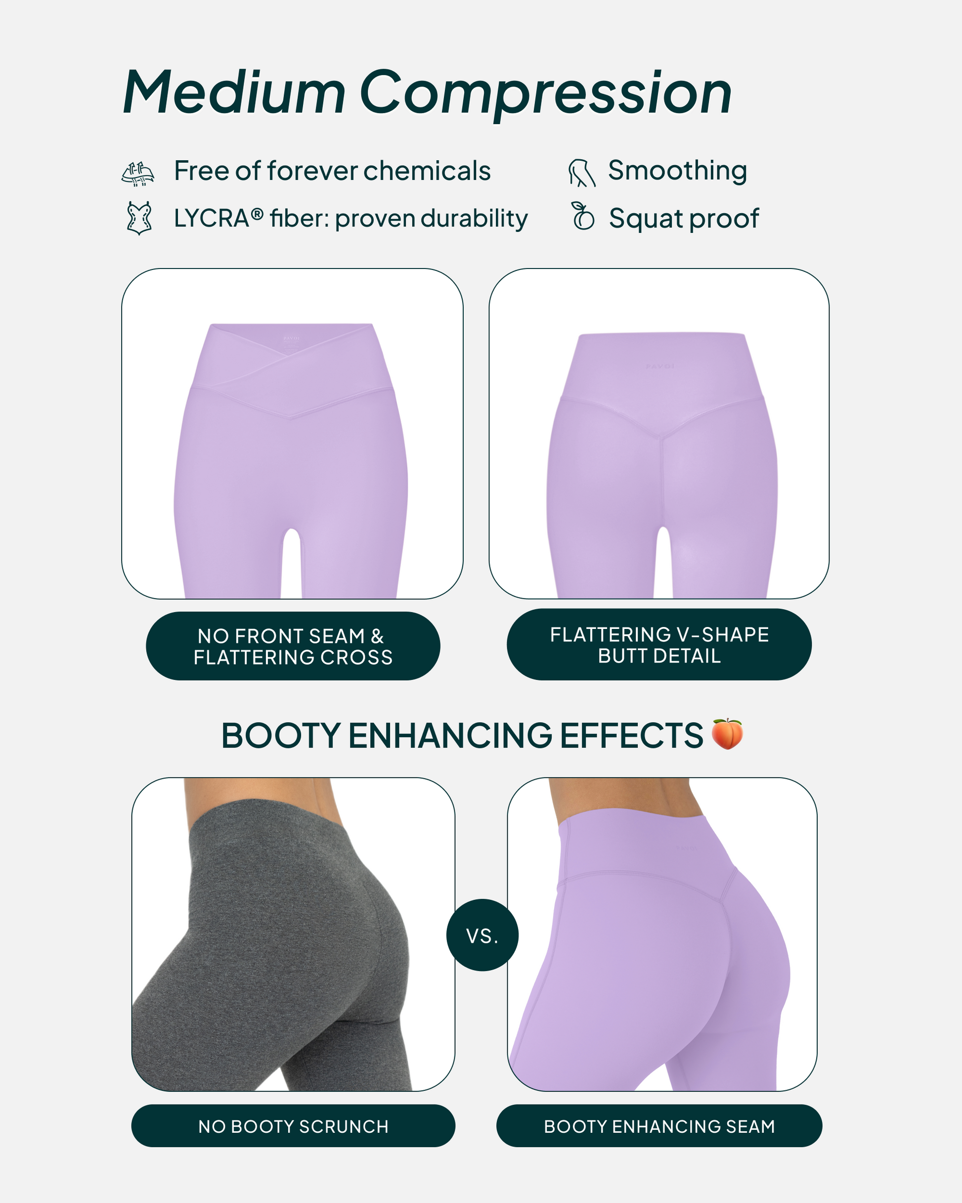 Athleisure Scrunch Crossover Leggings