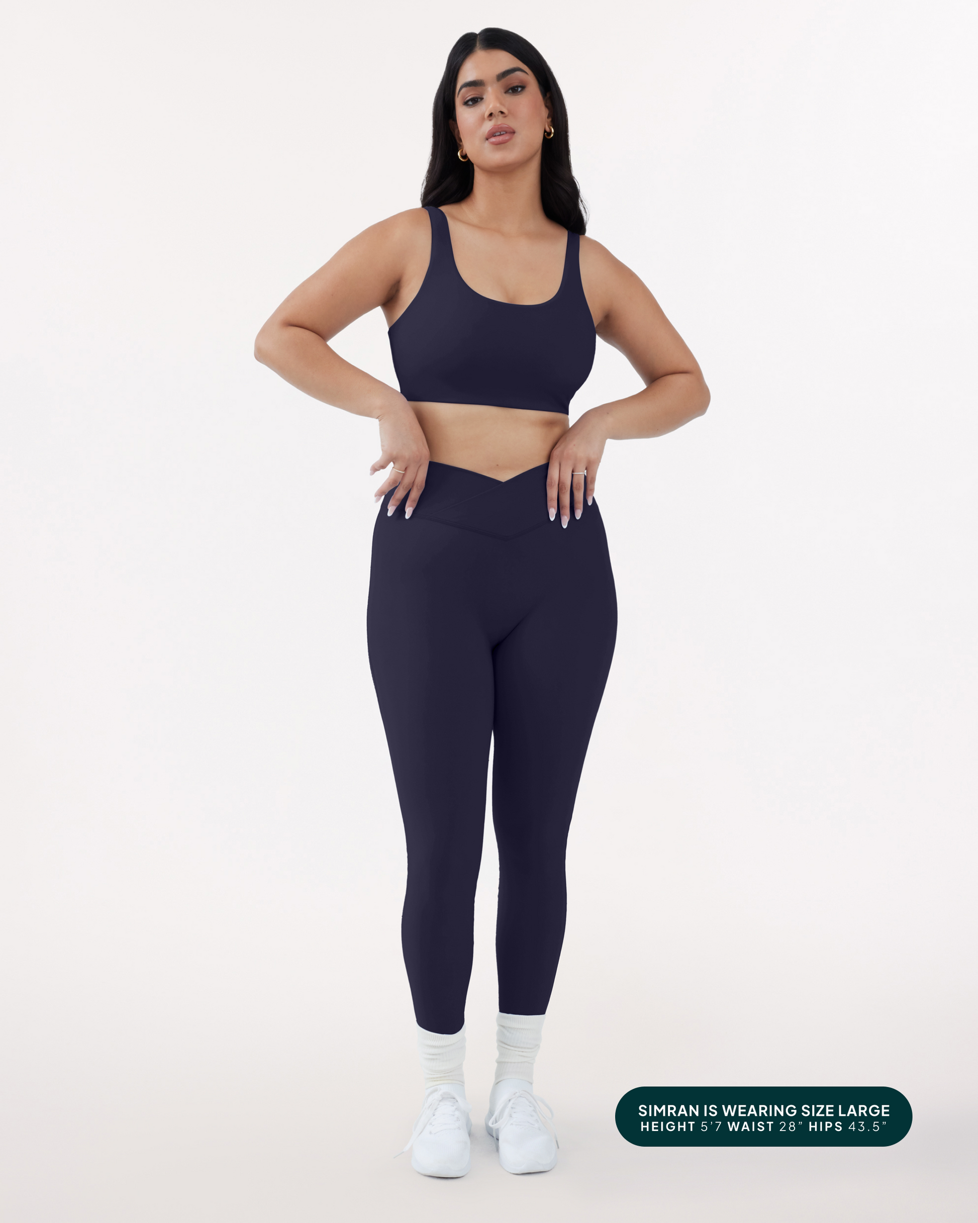 Athleisure Scrunch Crossover Leggings