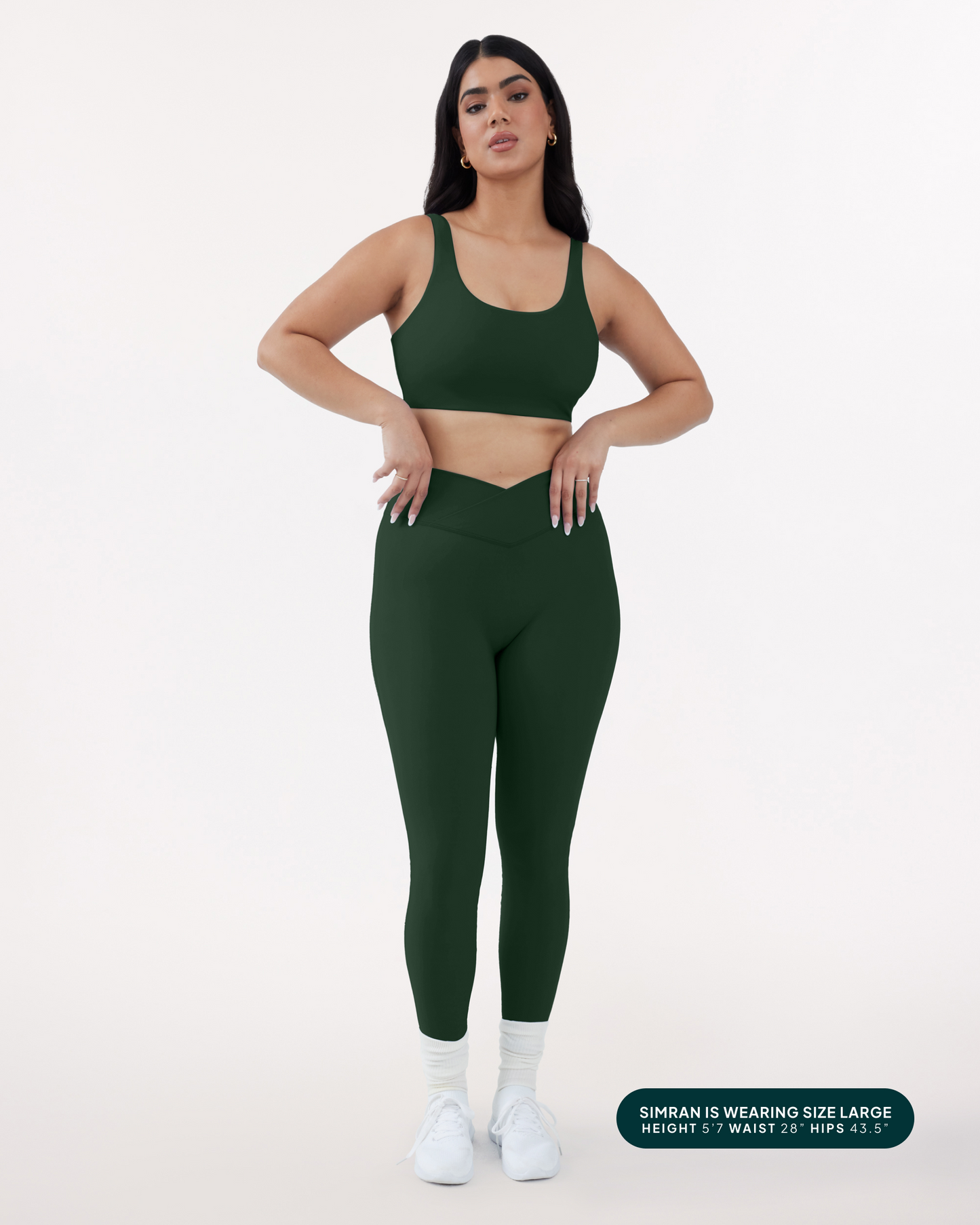 Athleisure Scrunch Crossover Leggings