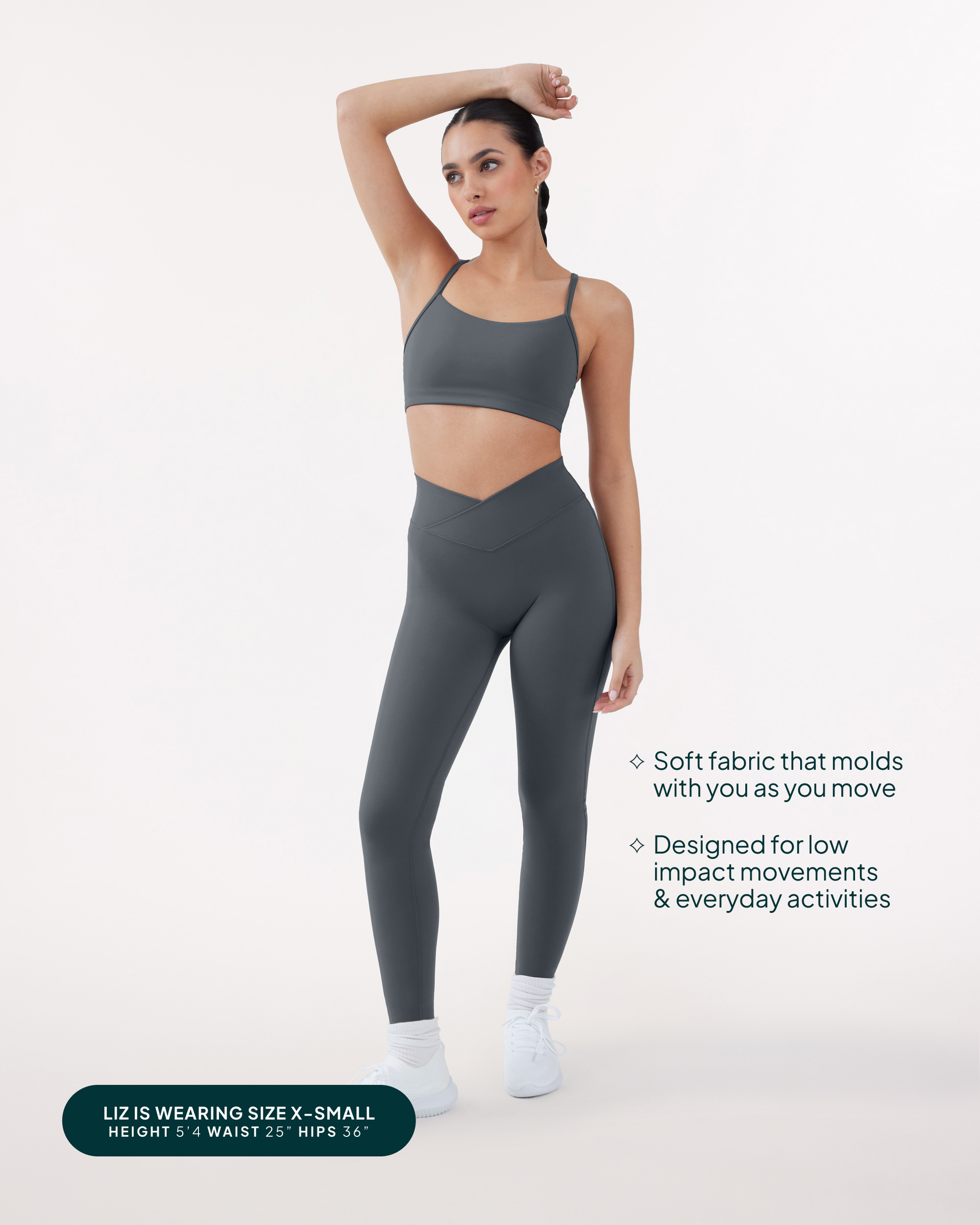 Athleisure Scrunch Crossover Leggings