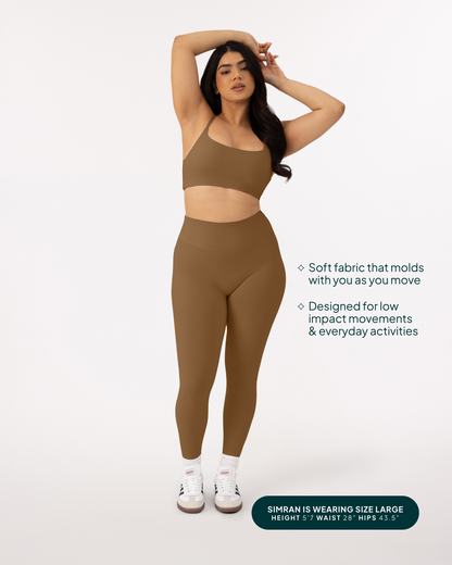 FlexFlow High-Waisted Butt Lifting Full-Length Yoga Leggings