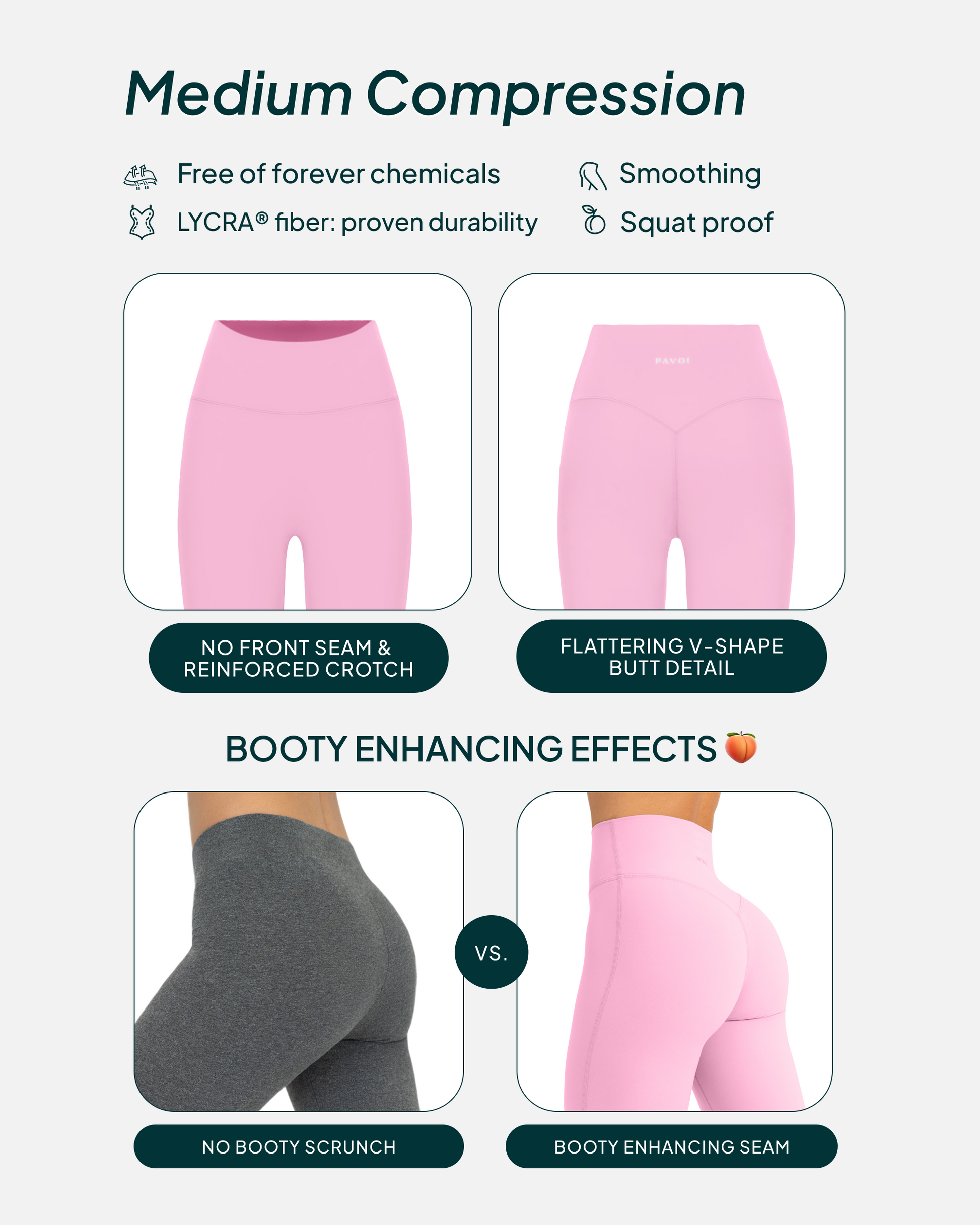 FlexFlow High-Waisted Butt Lifting Full-Length Seasonal Yoga Leggings