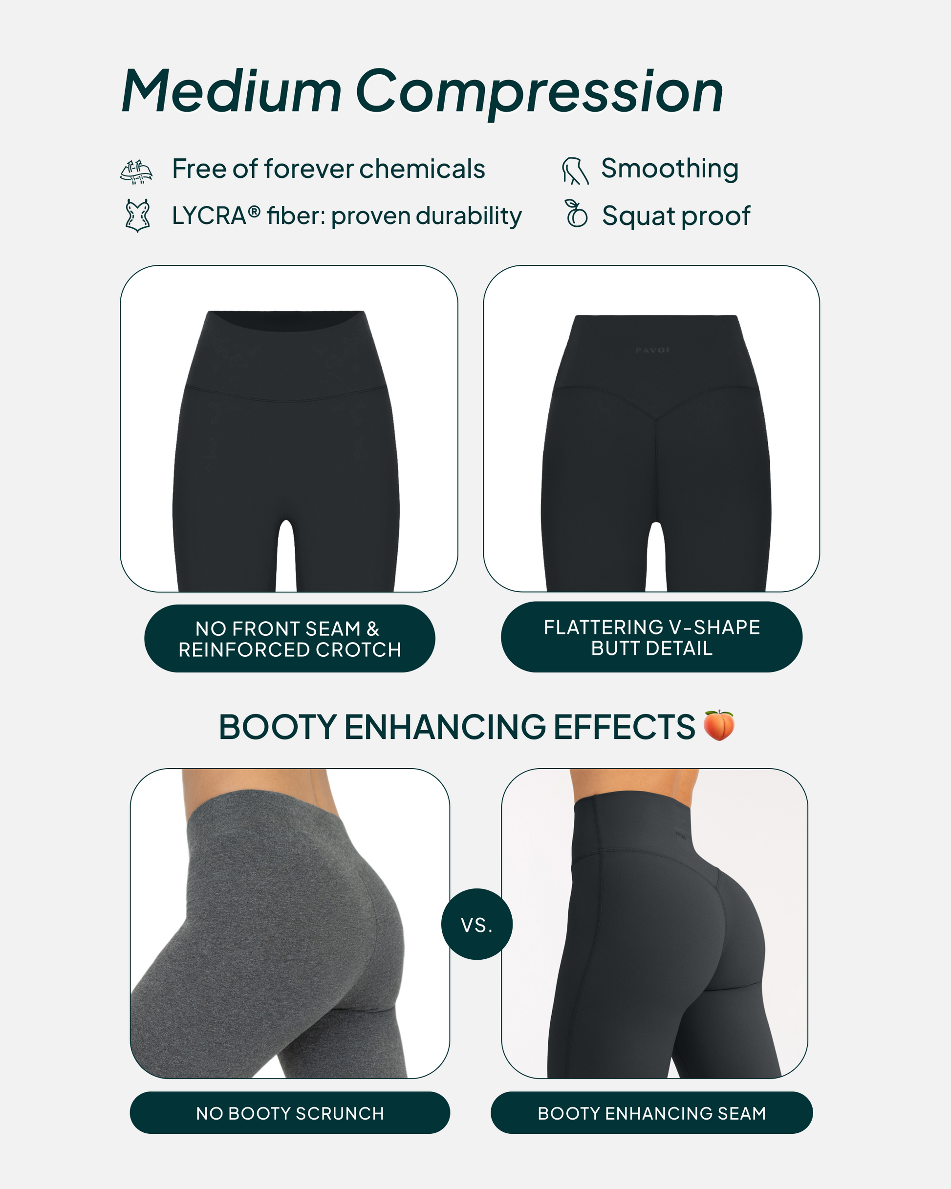 FlexFlow High-Waisted Butt Lifting Full-Length Seasonal Yoga Leggings