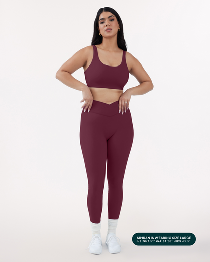 Athleisure Scrunch Crossover Leggings