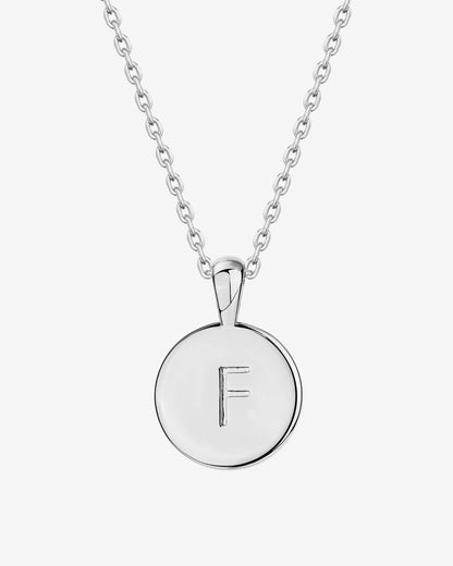 Initial Disc Pendant