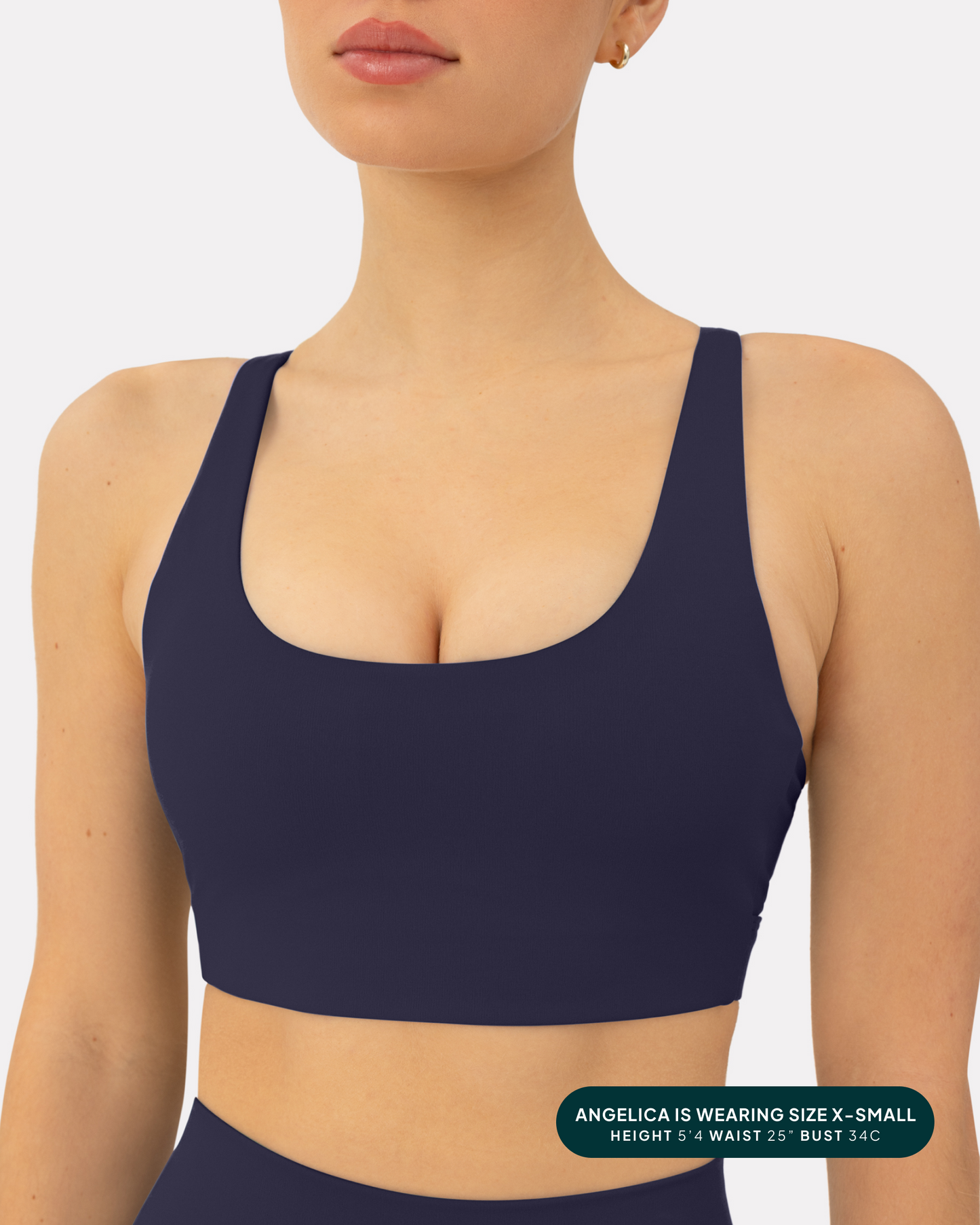 Supportive High-Support Padded Convertible Sports Bra