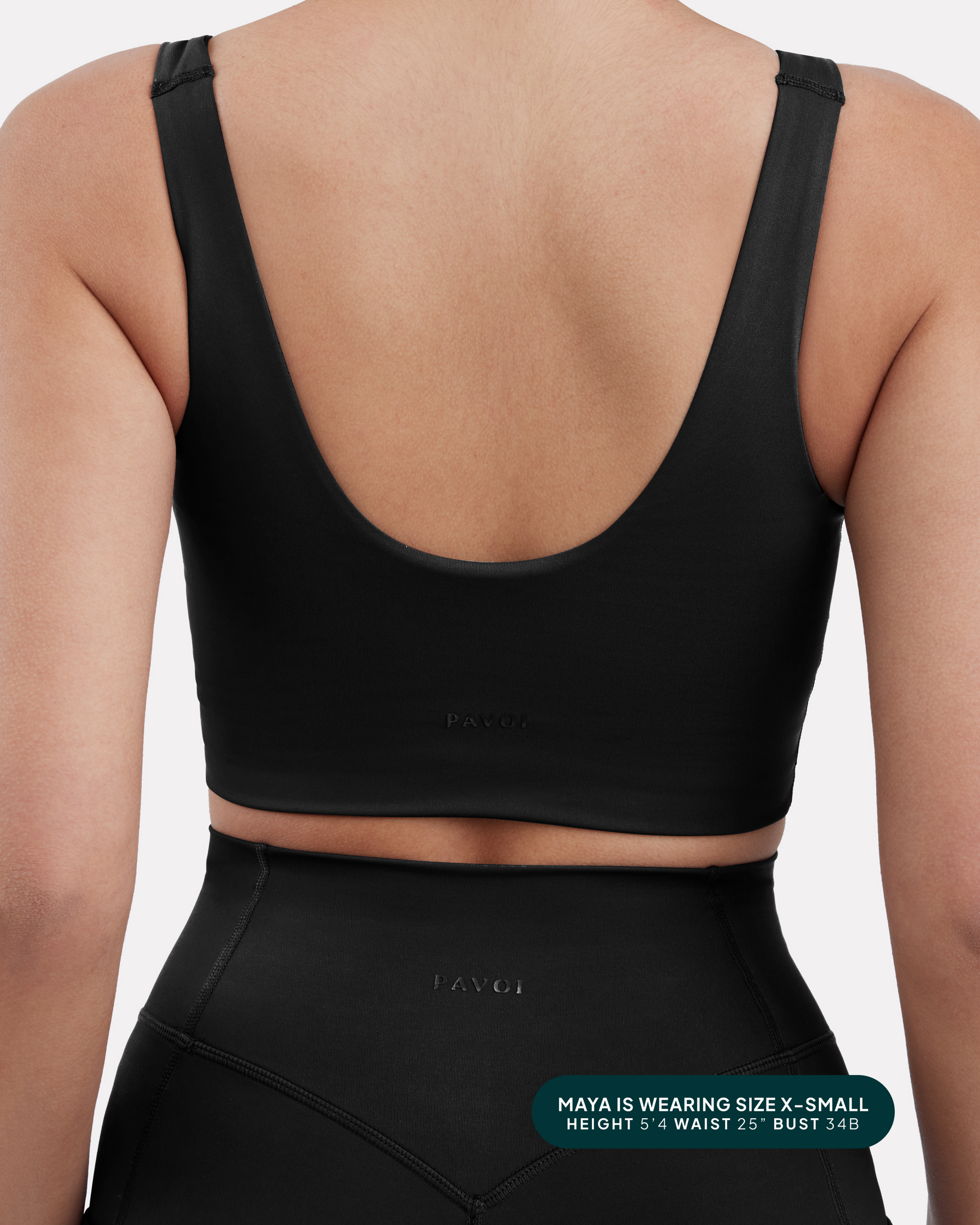 Longline Square Neck Medium-Support Padded Sports Bra