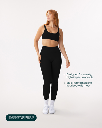 High-Waisted Butt Lifting Tall-Length Leggings with Pockets