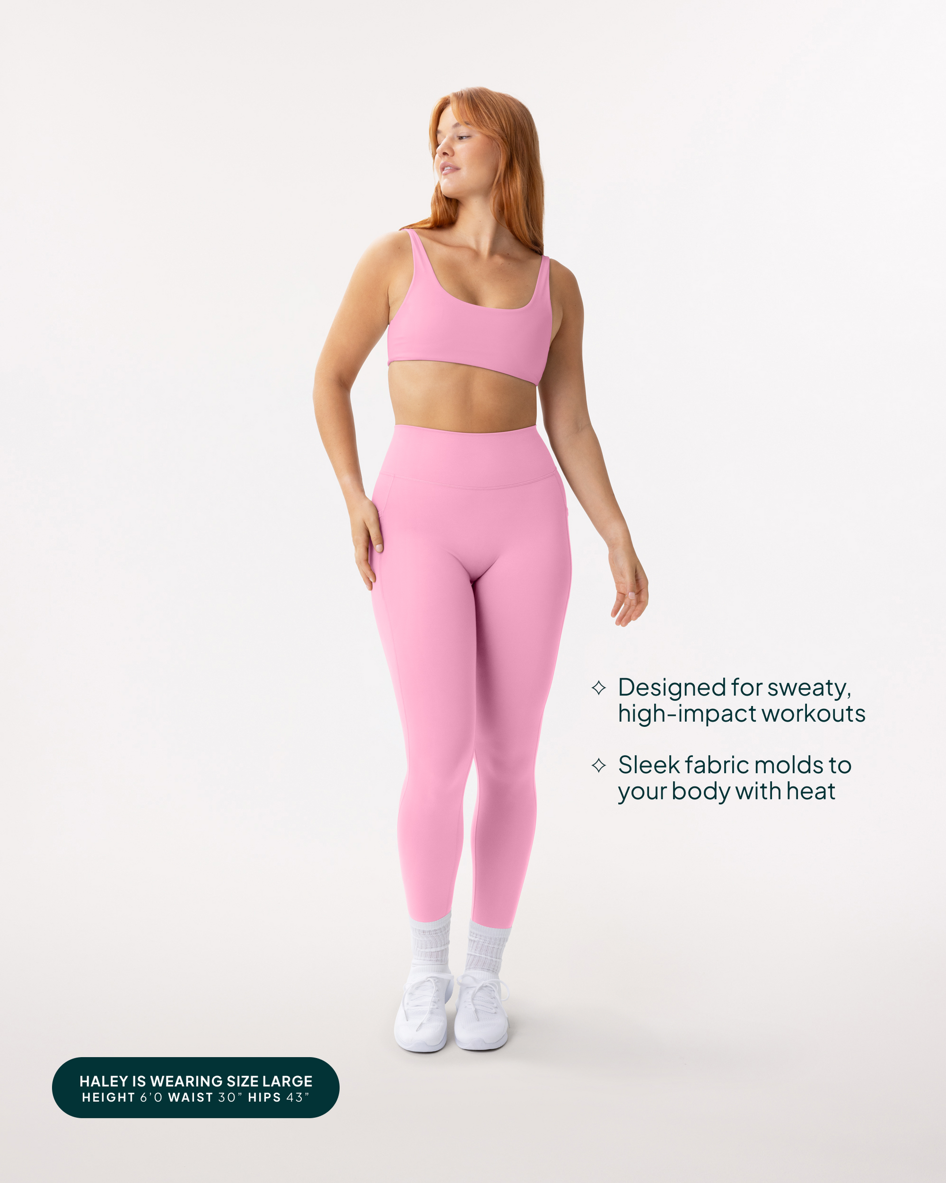 High-Waisted Butt Lifting Tall-Length Leggings with Pockets
