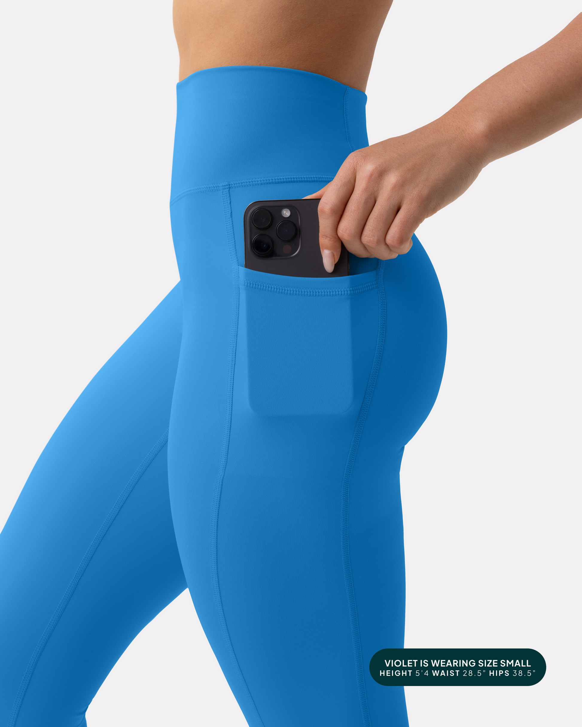 High-Waisted Butt Lifting Tall-Length Leggings with Pockets