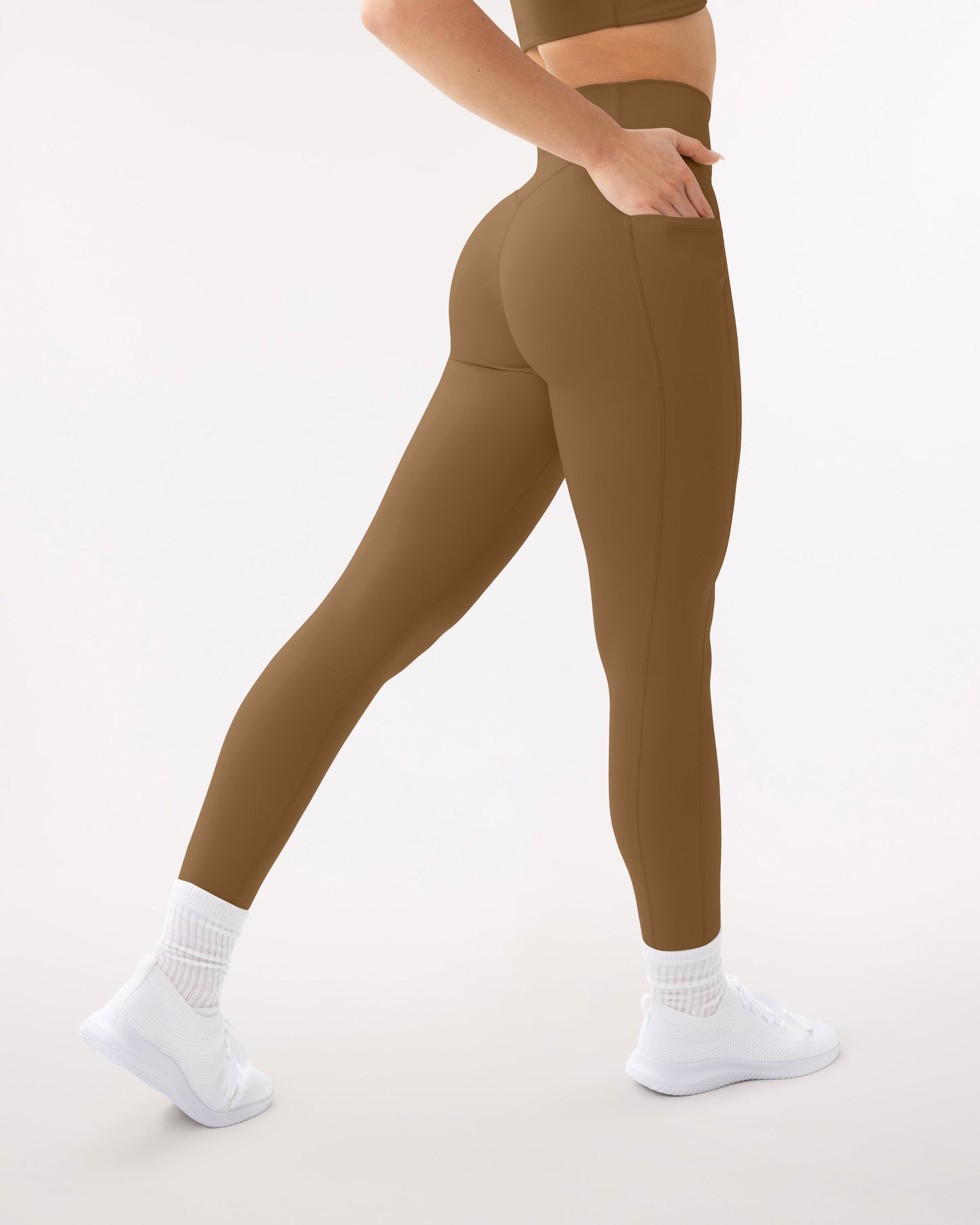 High-Waisted Butt Lifting Tall-Length Leggings with Pockets