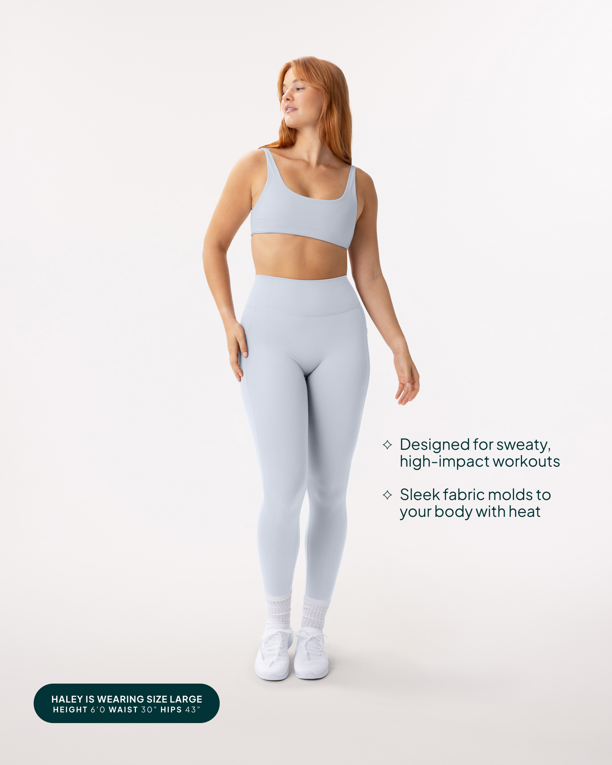 High-Waisted Butt Lifting Tall-Length Leggings with Pockets