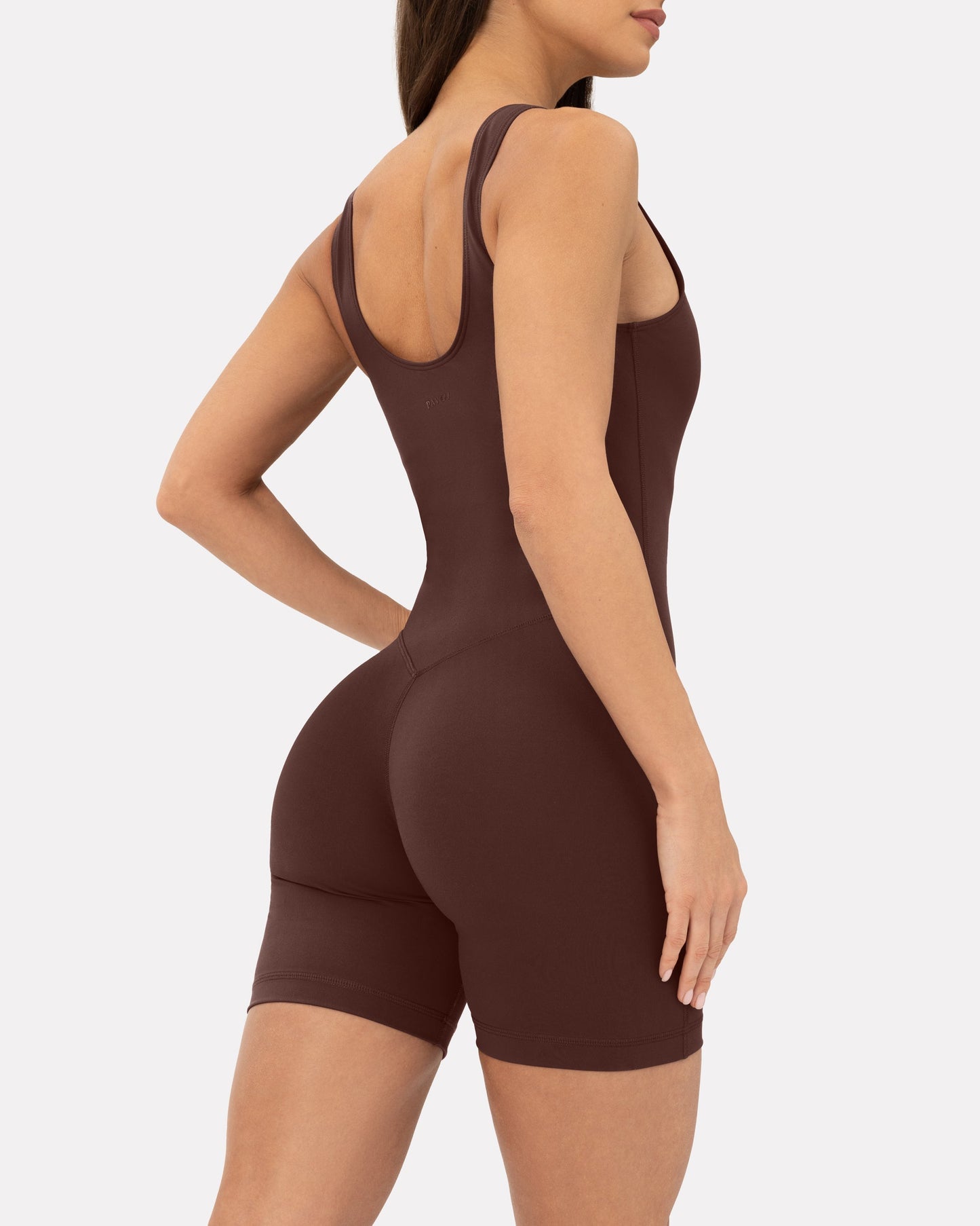 Square Neck 5" One Piece Workout Romper