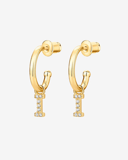 Letter Drop Hoops