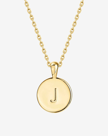 Initial Disc Pendant