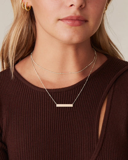 Horizontal Bar Necklace