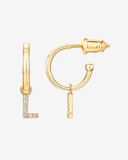 Letter Drop Hoops