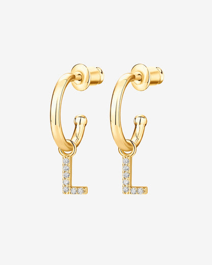 Letter Drop Hoops