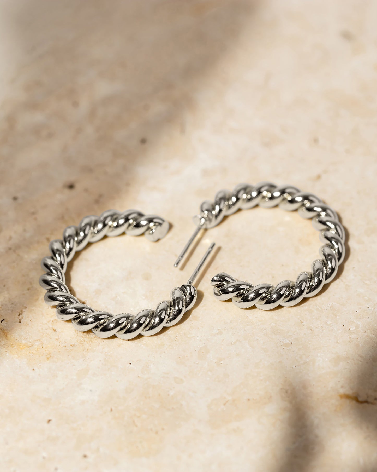 Vermeil Rope Hoops