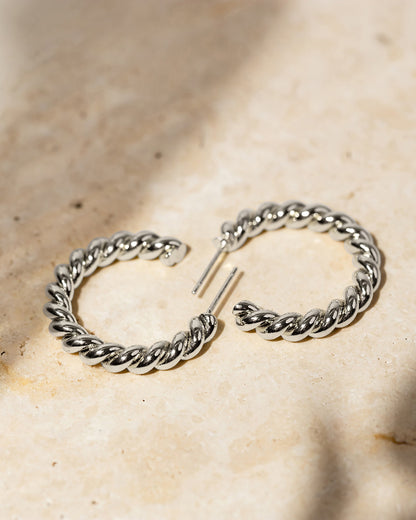 Vermeil Rope Hoops