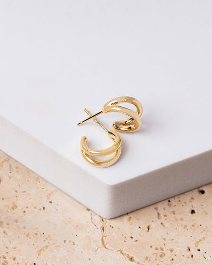 Vermeil Mia Hoops