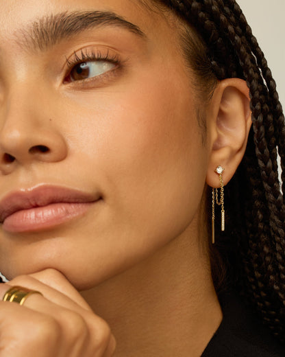Ball Chained Earrings