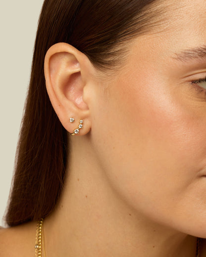 Rio Half Huggie Earrings