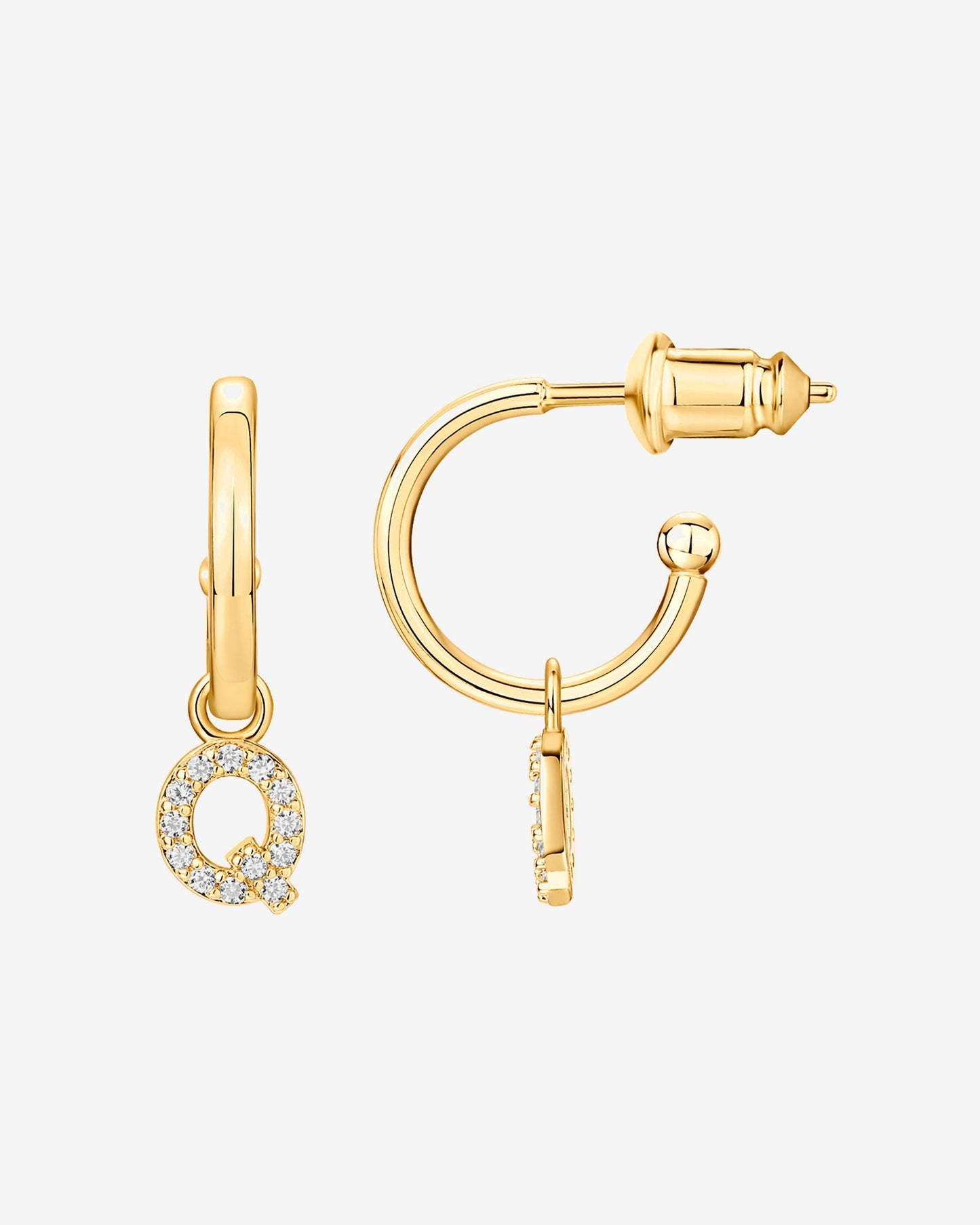 Letter Drop Hoops
