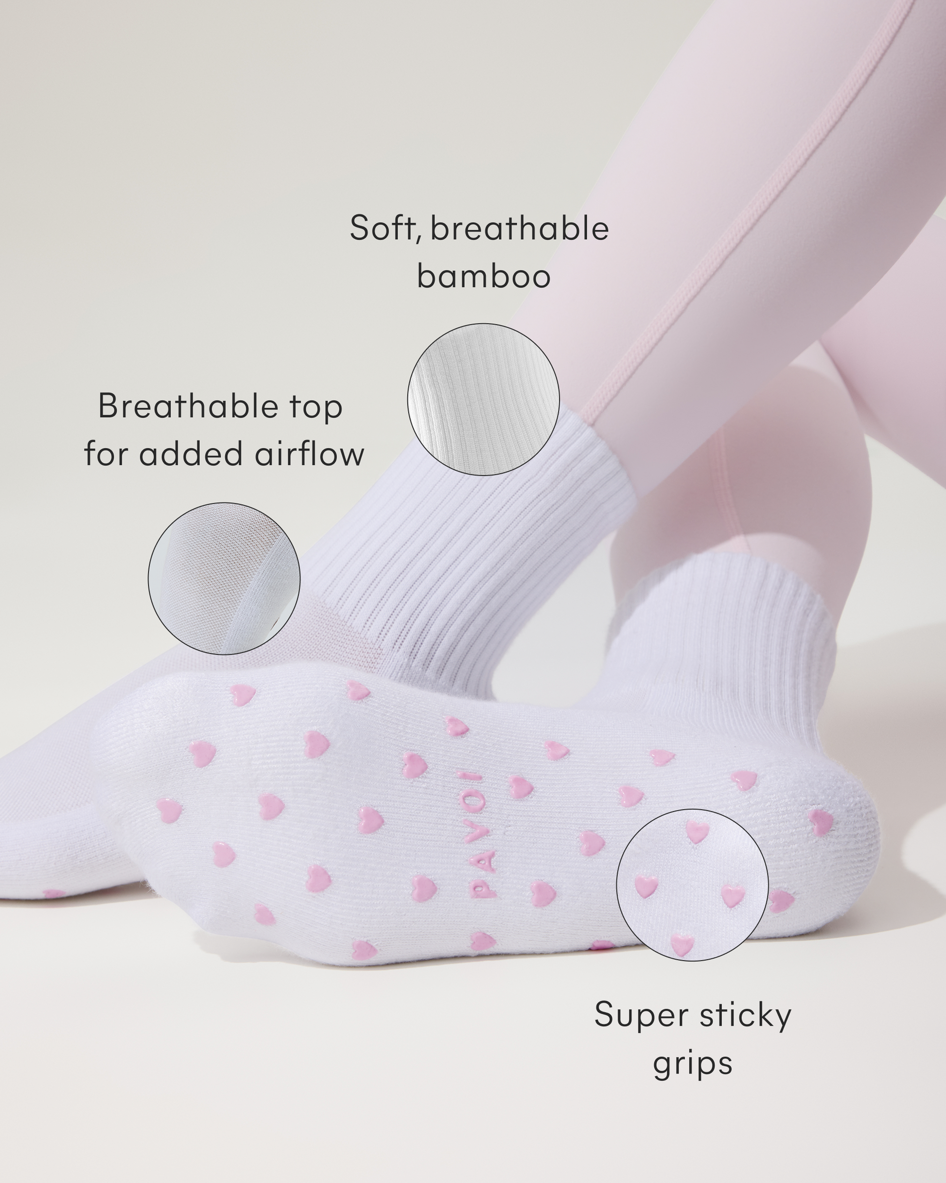 Pilates Grip Socks
