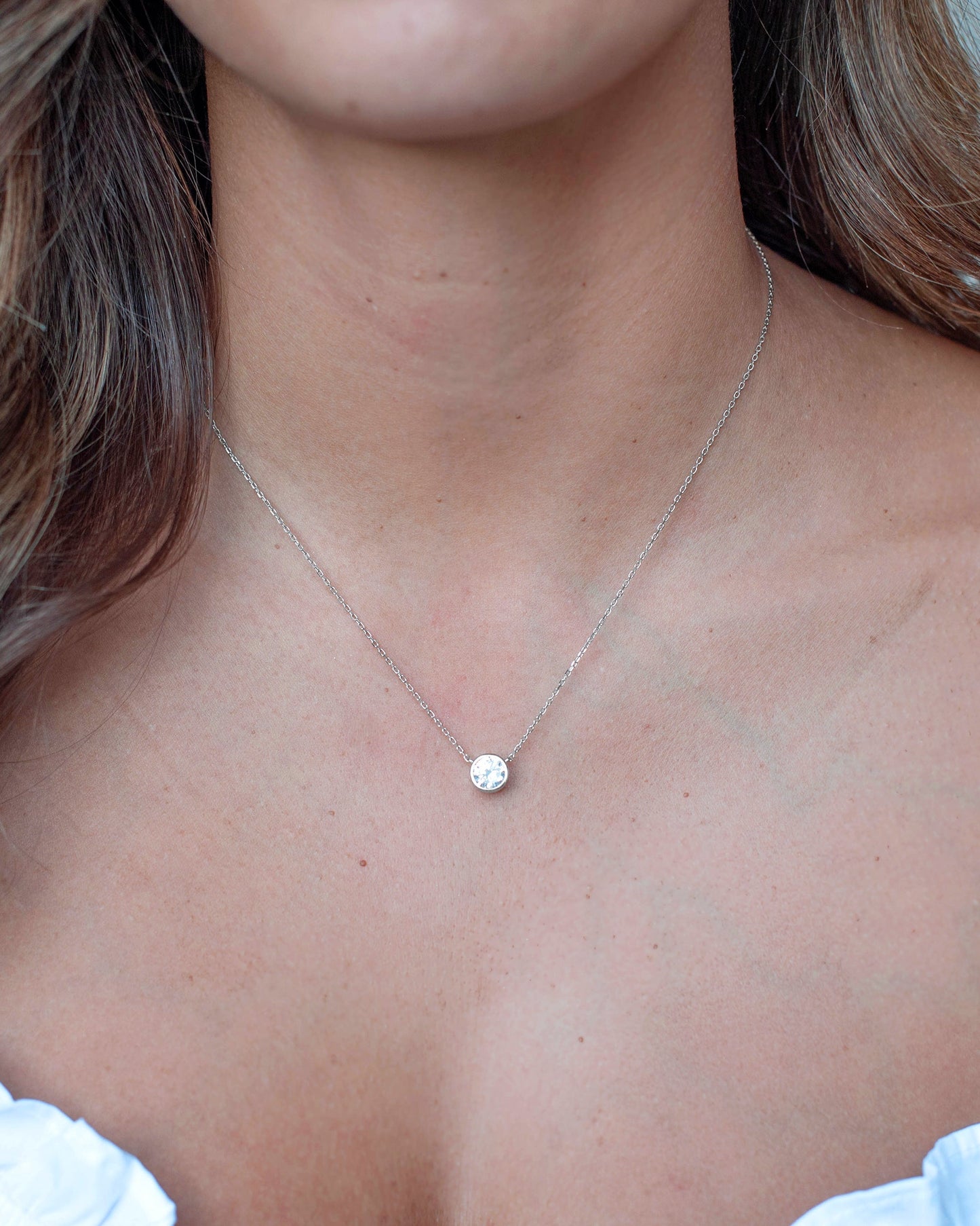 Bezel Necklace