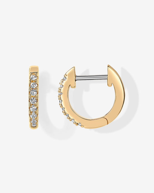 Giselle Solid 14k Gold Huggies
