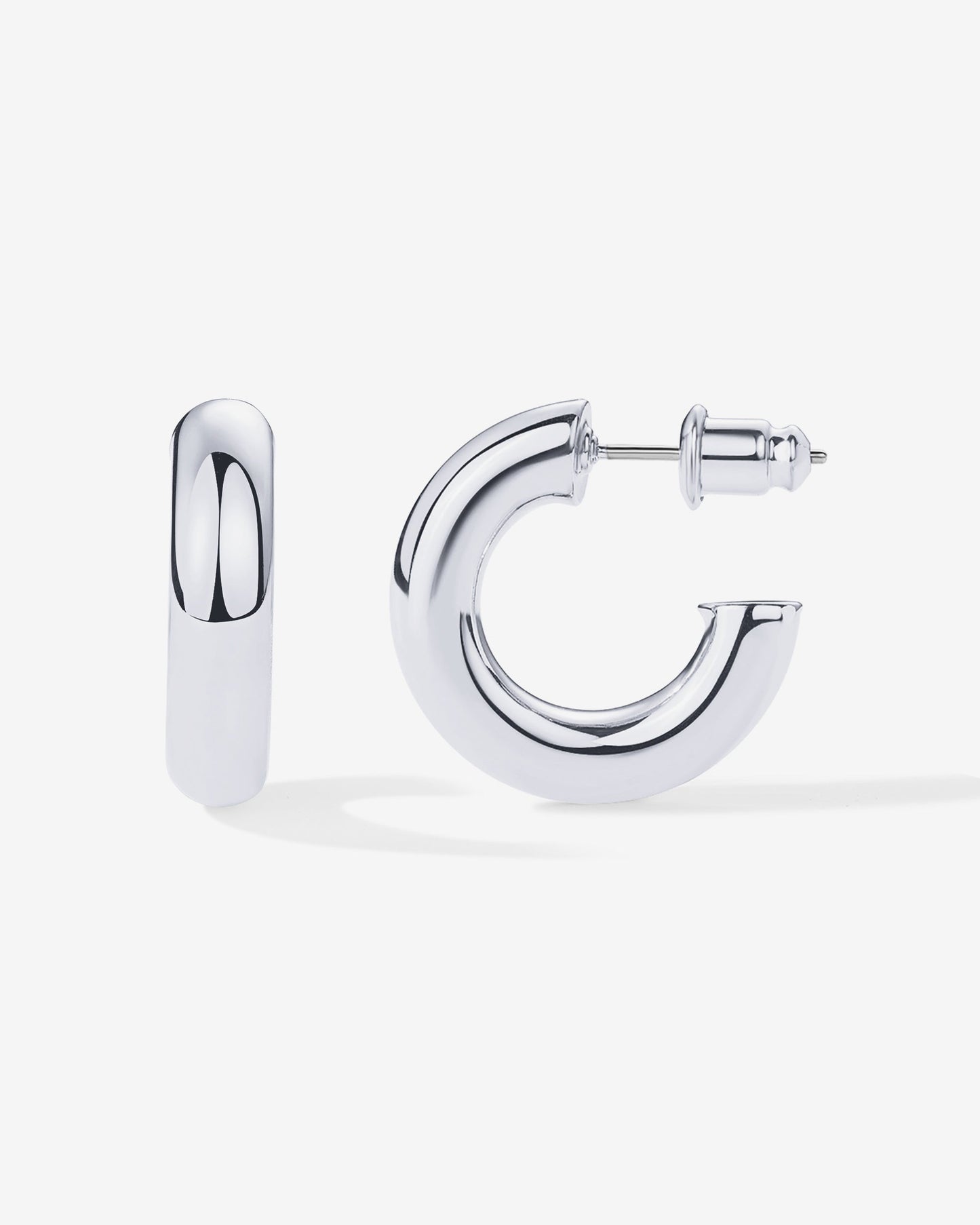Vermeil Round Chunky Hoops