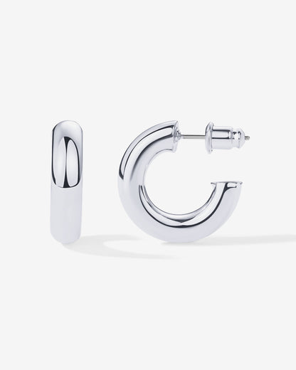 Vermeil Round Chunky Hoops