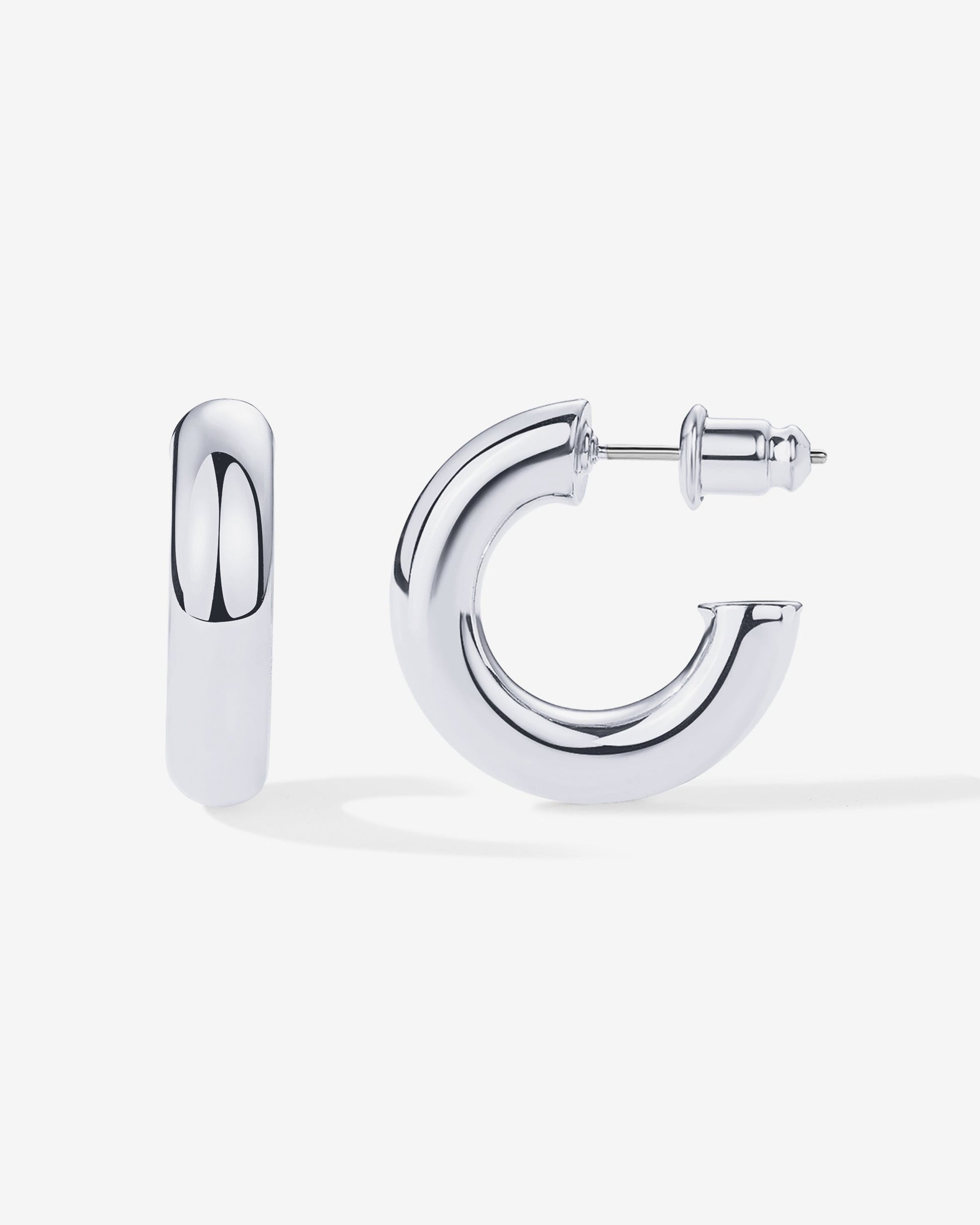Vermeil Round Chunky Hoops